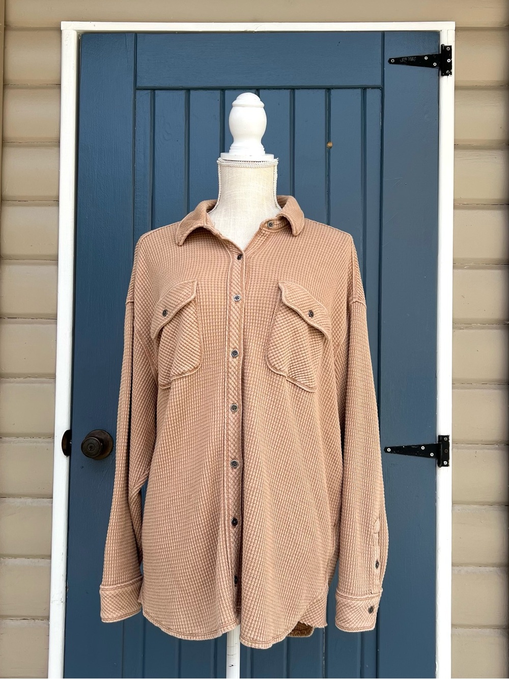Aerie waffle knit shacket Women’s Size Small